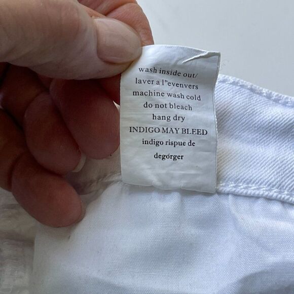 Special A Ankle Skinny Jeans in White Denim, Size 9 - Picture 4 of 10